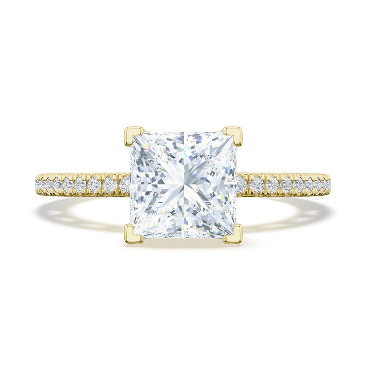 Princess Solitaire Engagement Ring