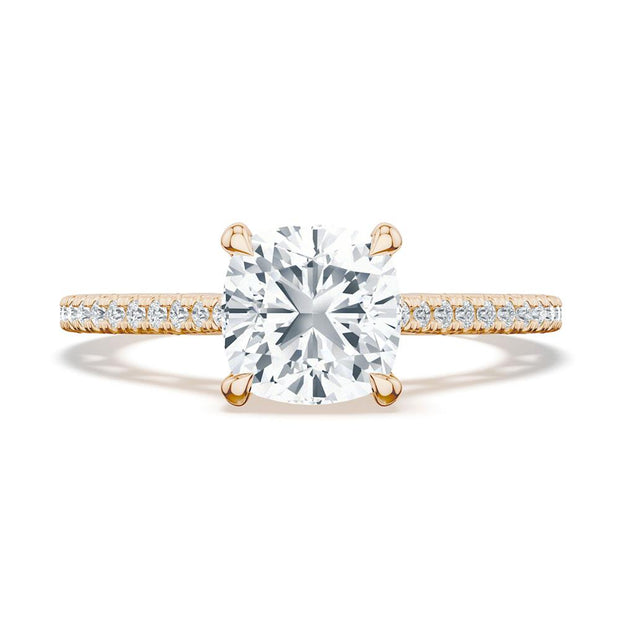 Cushion Solitaire Engagement Ring