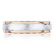 Two-Tone Finish Wedding Band