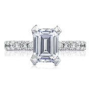 Emerald Solitaire Engagement Ring