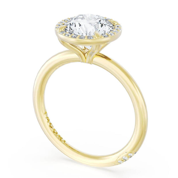 Round Bloom Engagement Ring