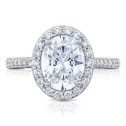 Oval Bloom Engagement Ring