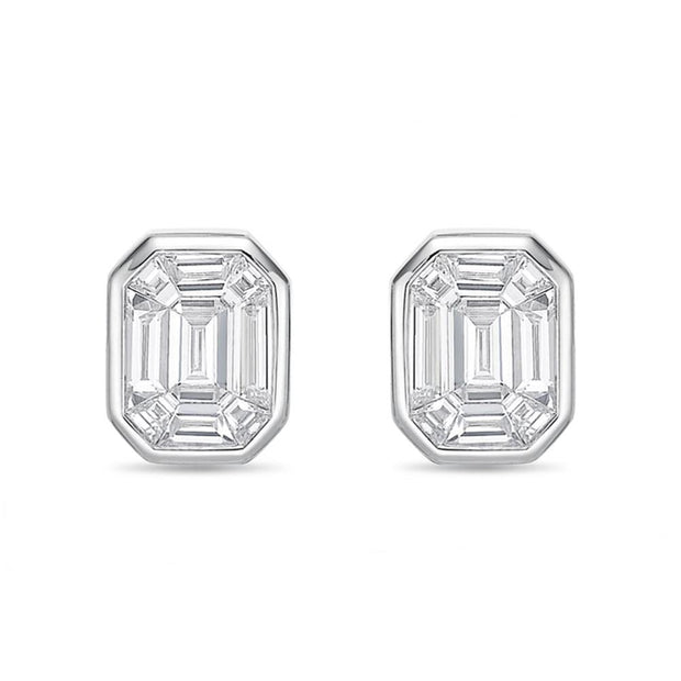 Emerald Illusion Earrings
