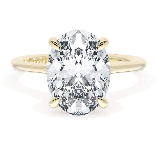 Oval Solitaire Engagement Ring