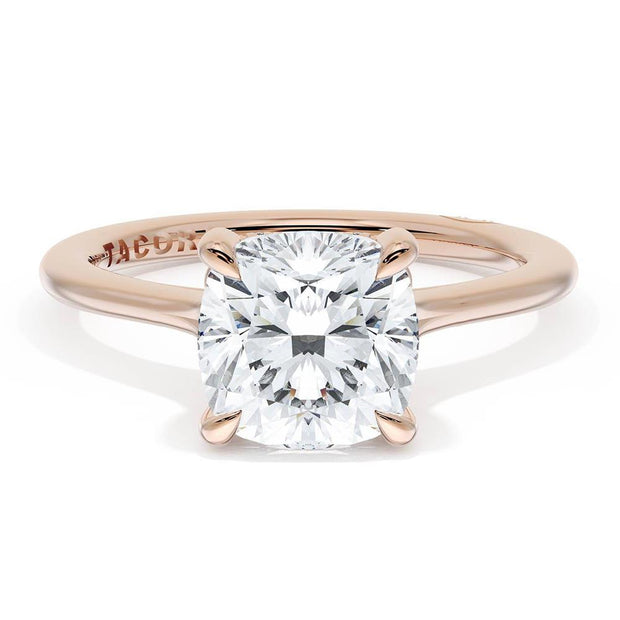 Cushion Solitaire Engagement Ring