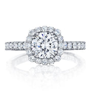 Round Bloom Engagement Ring