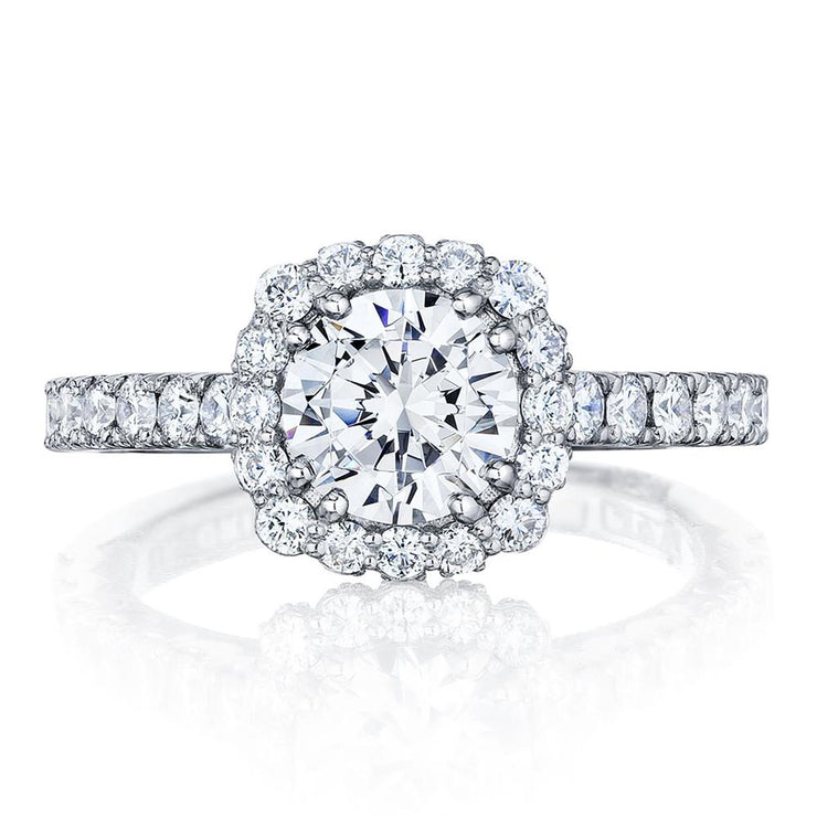 Round Bloom Engagement Ring