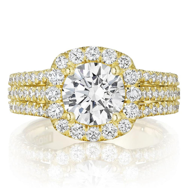 Round Bloom Engagement Ring