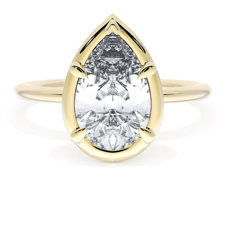 Pear Solitaire Engagement Ring