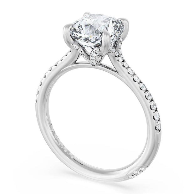 Cushion Solitaire Engagement Ring