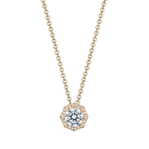 Art Deco Bloom Diamond Necklace