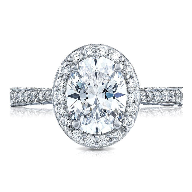 Oval Bloom Engagement Ring