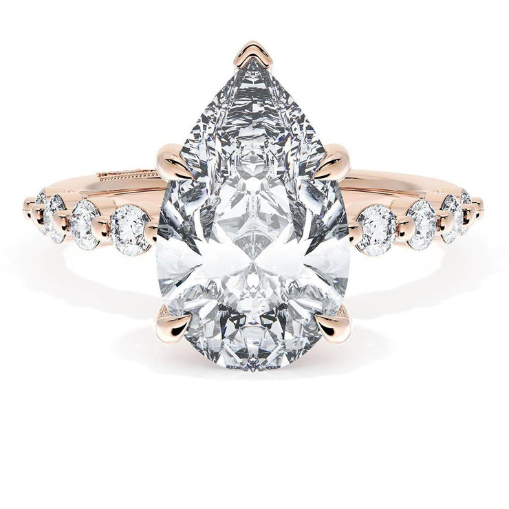 Pear Solitaire Engagement Ring