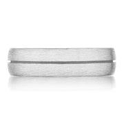 Classic Streamline in Brush Finish Wedding Band