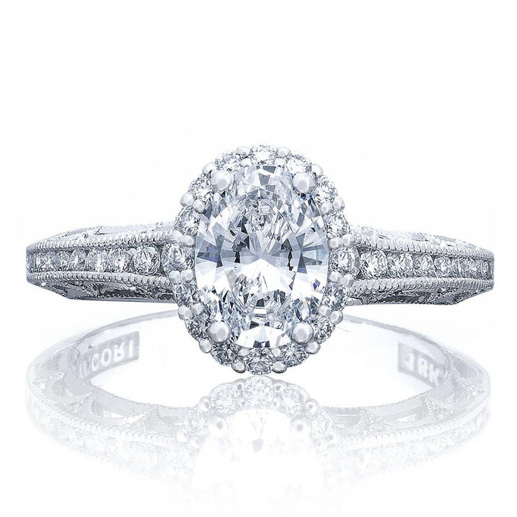 Oval Bloom Engagement Ring