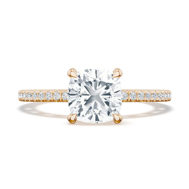Cushion Solitaire Engagement Ring