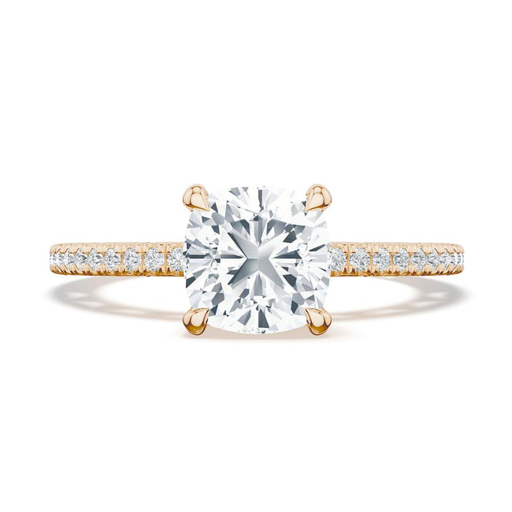 Cushion Solitaire Engagement Ring