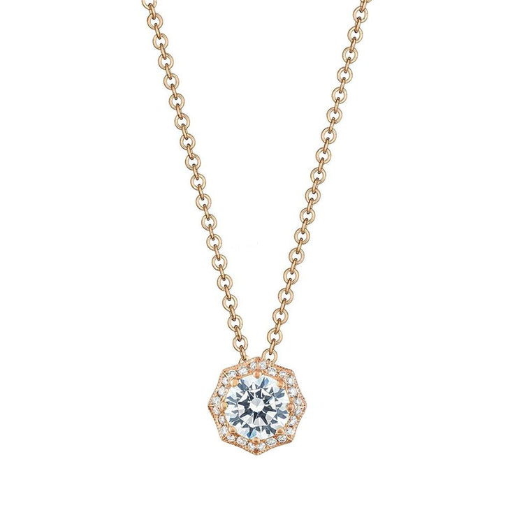 Art Deco Bloom Diamond Necklace