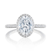 Oval Bloom Engagement Ring