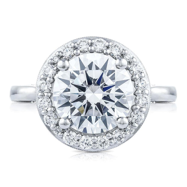 Round Bloom Engagement Ring
