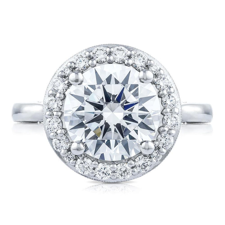 Round Bloom Engagement Ring
