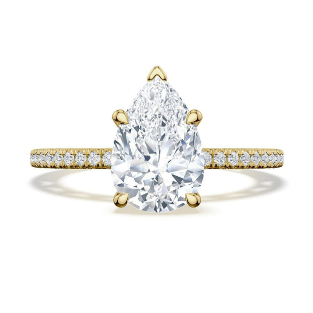 Pear Solitaire Engagement Ring
