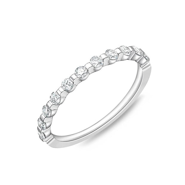 Precious Prong 11-Stone Diamond Band .32ctw approx.