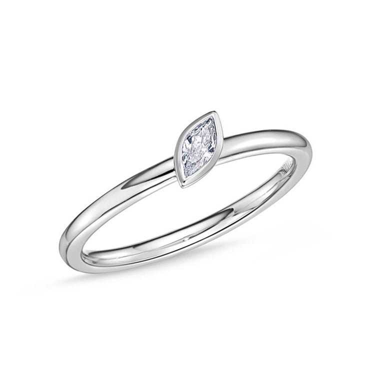 Marquise Petite Stackable Band .09ctw approx.