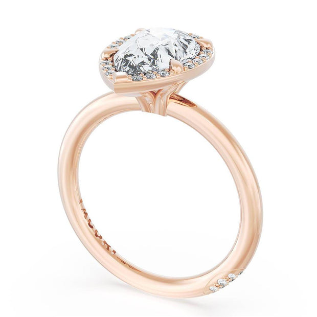 Pear Bloom Engagement Ring