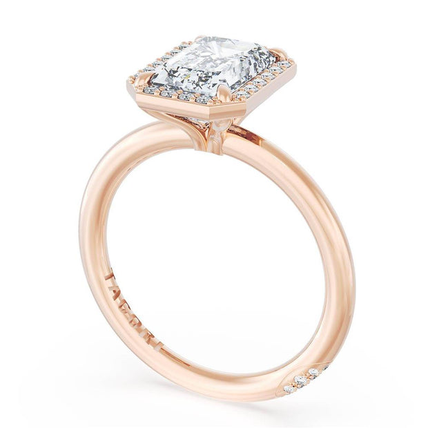 Emerald Bloom Engagement Ring