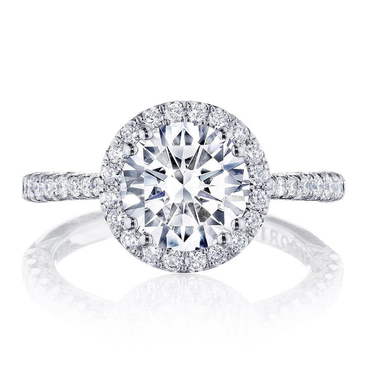 Round Bloom Engagement Ring