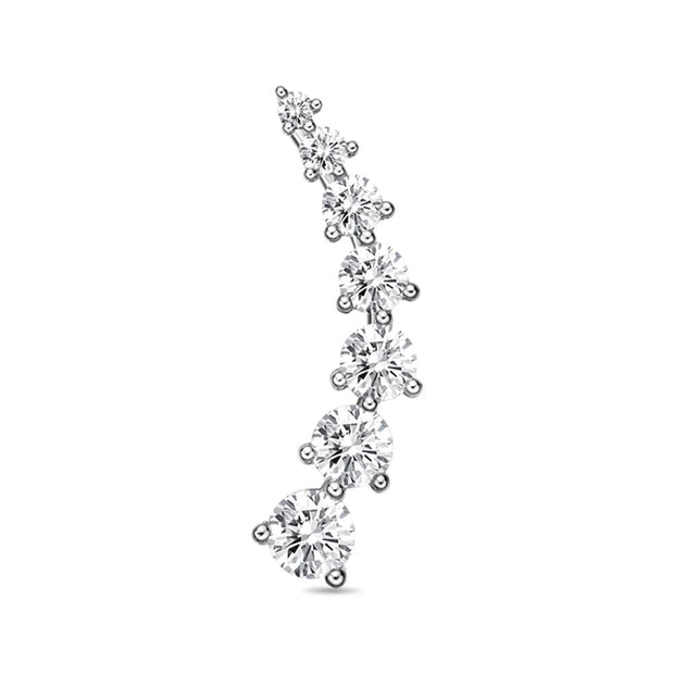 7-Stone Left Side Single Climber 0.75ctw approx.
