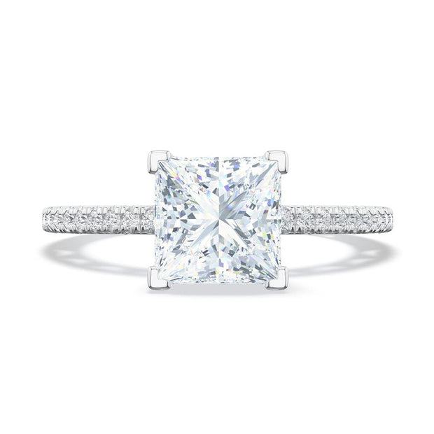 Princess Solitaire Engagement Ring