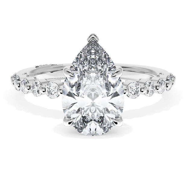 Pear Solitaire Engagement Ring