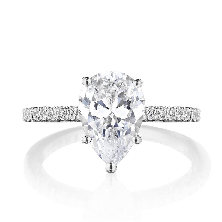 Round Bloom Engagement Ring
