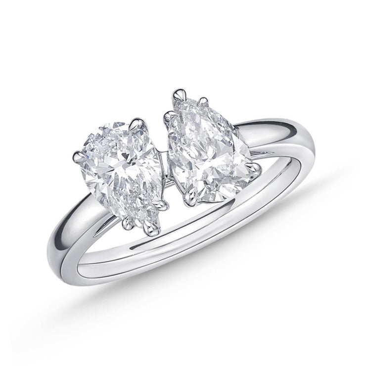 Two Stones Bridal Ring, Ctr 1.00-1.19, Mdl 04