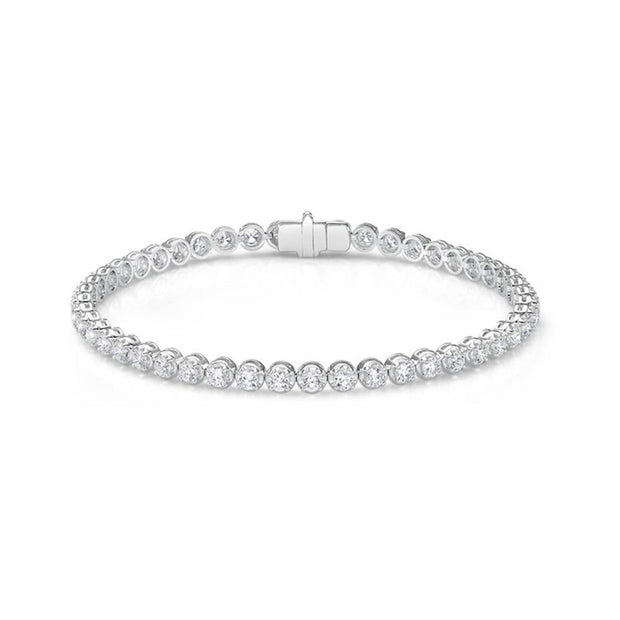 Oval Illusion Tennis Bracelet 2.95ctw approx.