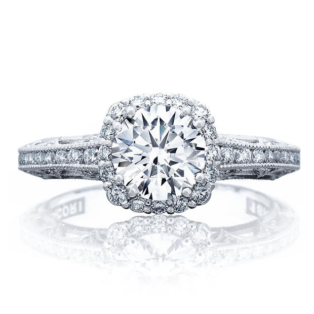 Round Bloom Engagement Ring