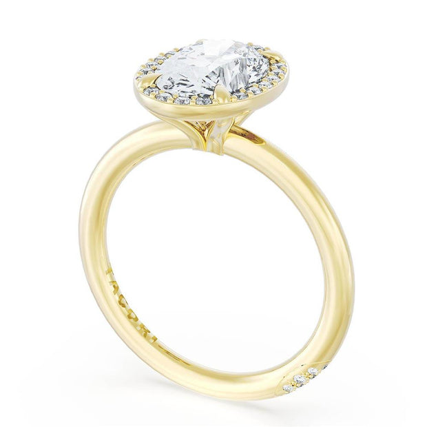 Oval Bloom Engagement Ring