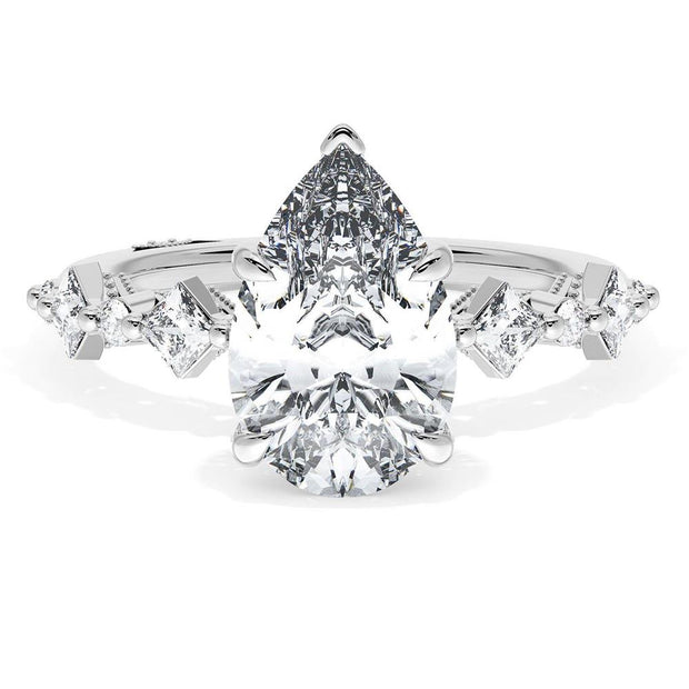 Pear Solitaire Engagement Ring