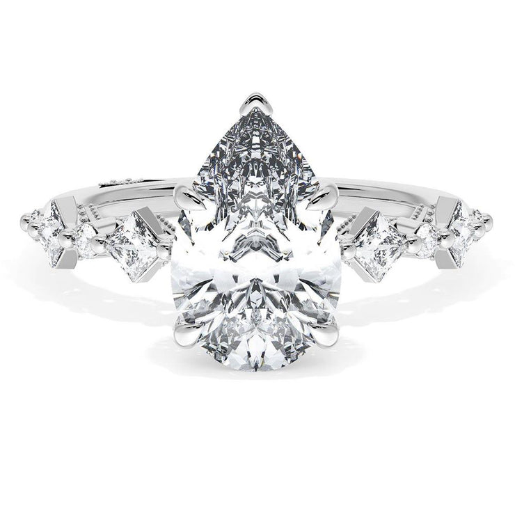 Pear Solitaire Engagement Ring
