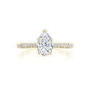 Pear Solitaire Engagement Ring