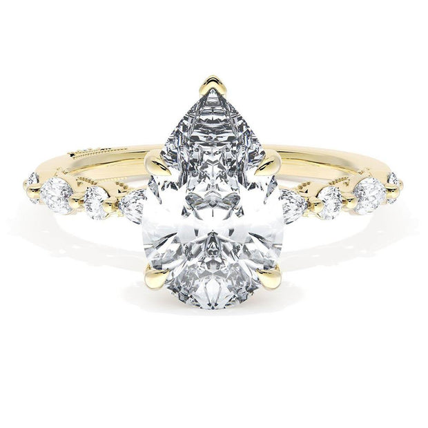 Pear Solitaire Engagement Ring