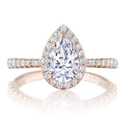 Pear Bloom Engagement Ring