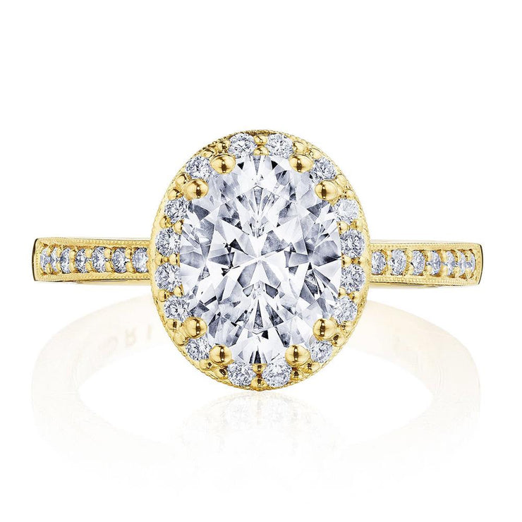 Oval Bloom Engagement Ring