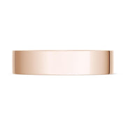 Classic Flat in High Polish Finish Wedding Band