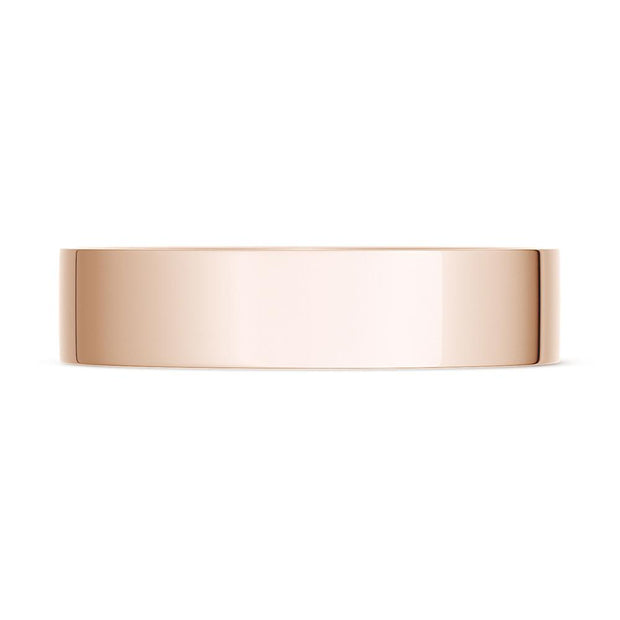 Classic Flat in High Polish Finish Wedding Band