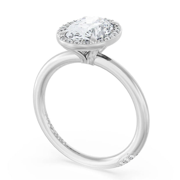 Oval Bloom Engagement Ring