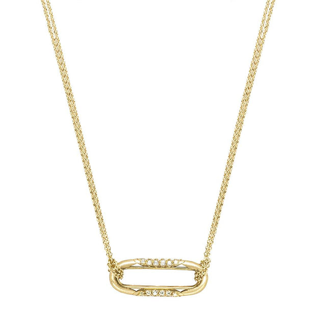 Link Pendant, Diamond