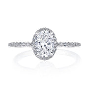 Oval Bloom Engagement Ring